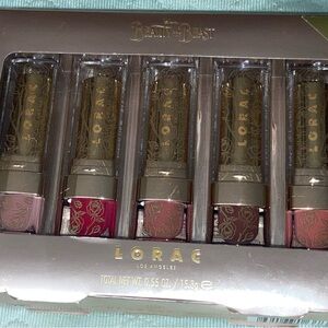 New Lorac X Beauty & The Beast lipstick collection